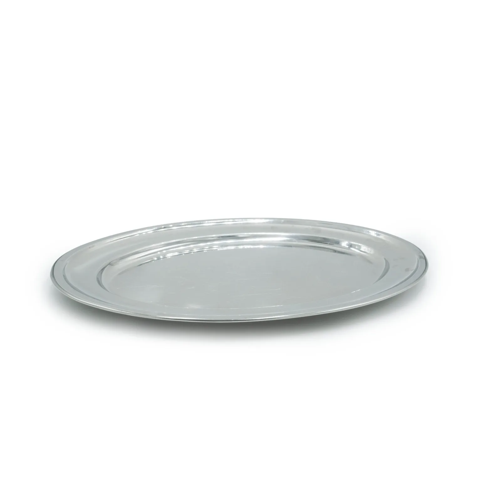Piatto da portata ovale inox Thema - noleggio accessori da buffet Montineri