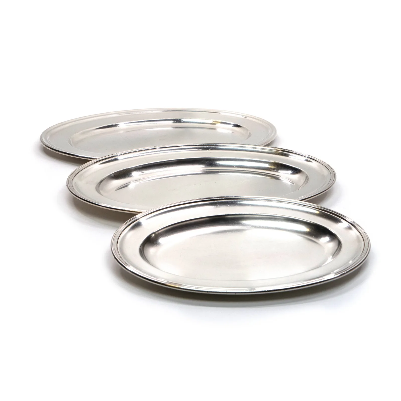 Piatto da portata ovale Sambonet Contour - noleggio accessori da buffet Montineri