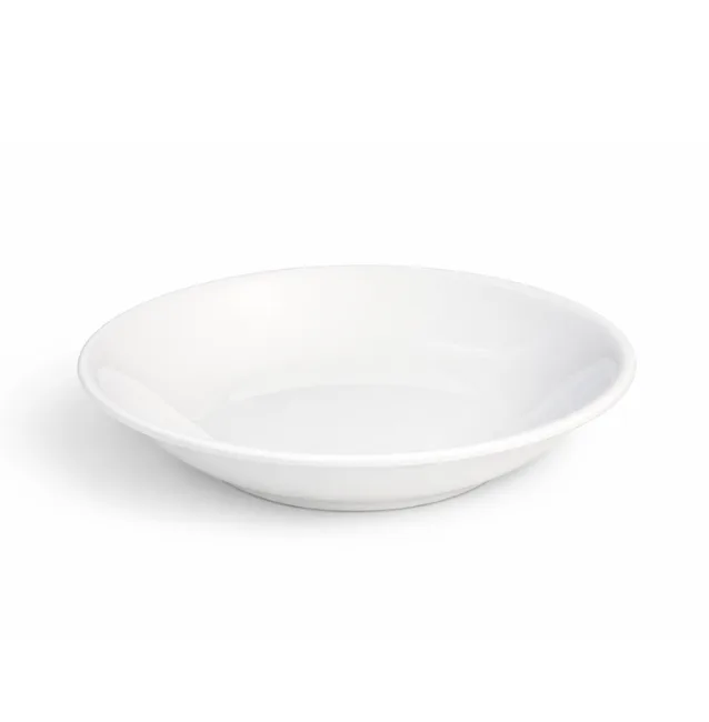 Piatto da portata tondo melamina bianca - noleggio accessori da buffet Montineri
