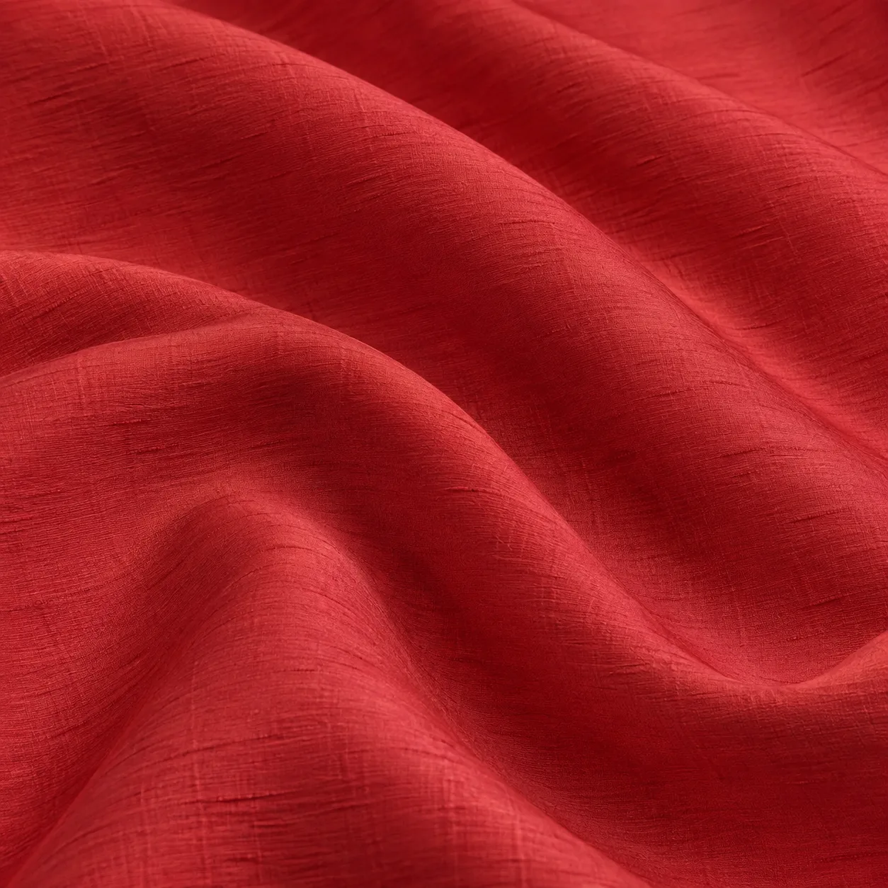 Shantung rosso - dettaglio 2