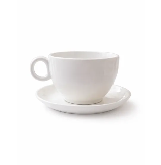 Tazza grande porta zucchero con piatto - noleggio servizi da tè e caffè Montineri