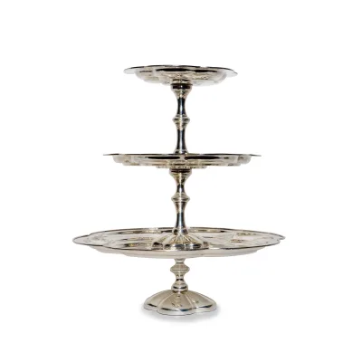 Alzata argento Royal tre piani - dettaglio 2