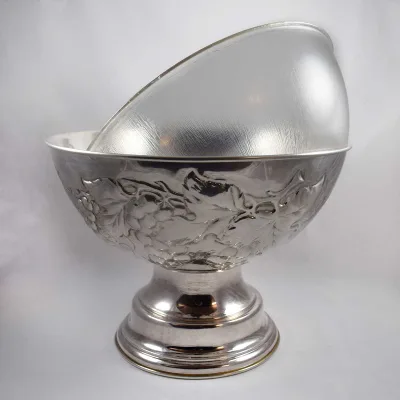 Coppone argento martellato - dettaglio 2