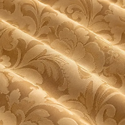 Damasco giallo oro lucido
