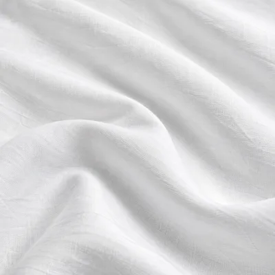Shantung bianco - dettaglio 2