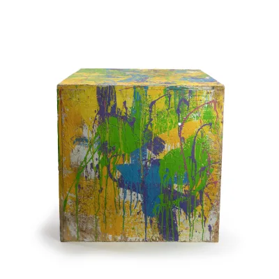 Tavolo cubo pop art - noleggio tavoli e banconi bar Montineri